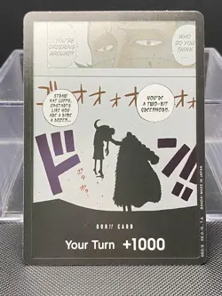DON!! Card Special | Don!! Card Black & White (Crocodile) | One Piece - NM - Image 1