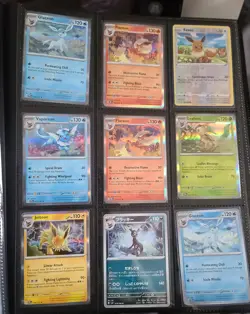 Pokemon Card Lot Eeveelution Collection Rare Stamped Full Art/Ex/v Cards... - Image 2