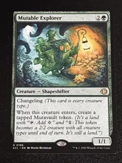 MTG Lorwyn Eclipsed Mutable Explorer 0186 NM Rare - Image 1
