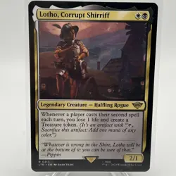 MTG Lotho, Corrupt Shirriff The Lord of the Rings 0213 Pack Fresh - Image 1