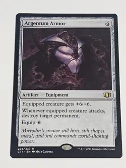 MTG Argentum Armor Commander 2014 Regular - Image 1
