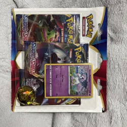Pokemon Sword & Shield Galarian Ponyta 3-Pack Booster Blister Set Factory Sealed - Image 1