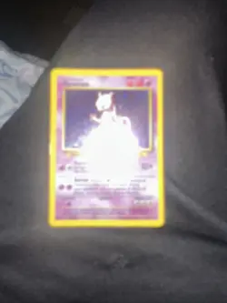 Pokemon Mewtwo Holographic Rare Base Set, Unlimited TCG Card 10/102 shadowless - Image 1