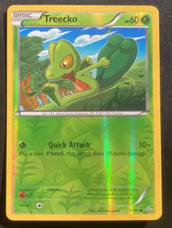 Treecko 6/160 Pokemon Primal Clash Reverse Holo Common TCG LP - Image 1