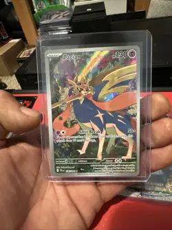 Zacian 100/094 Pokemon TCG Me02: Phantasmal Flames Illustration Rare Holo - Image 1