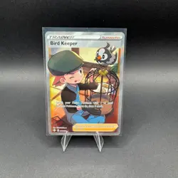 Bird Keeper Pokemon Shining Fates 066/072 Ultra Rare Full Art Holo SWSH NM - Image 1