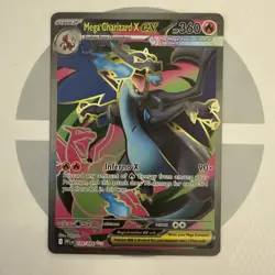 Pokemon TCG - Mega Charizard X ex 109/094 Me02: PFL Holo - NEAR MINT - Image 1
