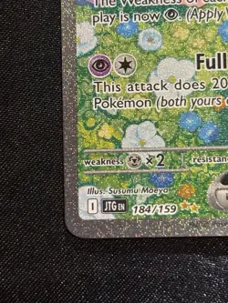 Pokemon TCG Lillie's Clefairy EX 184/159 Sv09: Journey Together Illustration Ra. - Image 5