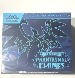 Pokemon TCG Mega Evolution Phantasmal Flames Elite Trainer Box (ETB) - Image 1