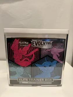 Pokemon Sword & Shield Evolving Skies *FACTORY SEALED* ETB W/ Acrylic box - Image 1