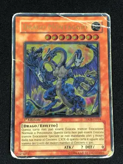 YUGIOH MONTAGE DRAGON TDGS-EN014 1ST ULTIMATE HP/CREASES ITALIAN - Image 1