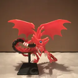 Yugioh Dungeon Dice Monsters Slifer The Sky Dragon Custom DDM figure - Image 1