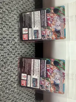 (2) One Piece Monkey.D.Luffy College Basketball US Voyage Promo Cards New Sealed - Image 2