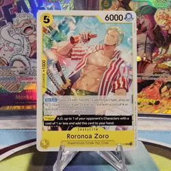Roronoa Zoro OP12-113 UC Legacy of the Master One Piece Card Game NM/M - Image 1