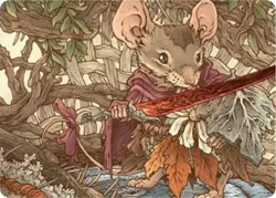 Mabel, Heir to Cragflame (45/54) Art Card - Art series: Bloomburrow - Near Mint - Image 1