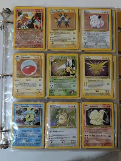 WoTC Pokemon Binder (15 Holos, 30 1st Eds, 51 Rares, 9 Shadowless, ~430 Cards) - Image 2