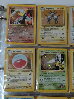 WoTC Pokemon Binder (15 Holos, 30 1st Eds, 51 Rares, 9 Shadowless, ~430 Cards) - Image 3