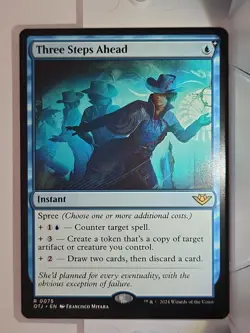 Three Steps Ahead - R75 - MTG - Outlaws of Thunder (OTJ) - Image 1