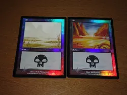FOIL Lands lot Mercadian Masques Japanese x10 mtg SP,MP [FC] D - Image 4