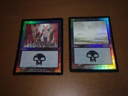 FOIL Lands lot Mercadian Masques Japanese x10 mtg SP,MP [FC] E - Image 4