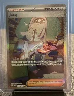 Jacq 250/198 Pokemon Scarlet & Violet Base Set Special Illustration Rare Holo NM - Image 1