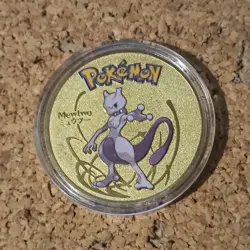 Piece Coin Medal Medaille Pokemon Mewtwo Pikachu Carte Collection Souvenir Gift - Image 1
