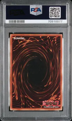 2003 Yu-Gi-Oh! Gemini Elf 1st Edition Secret Rare LON-000 PSA 9 FOIL BLEED - Image 2