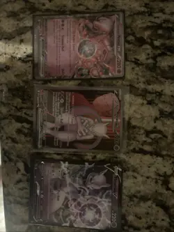 Mewtwo EX and Mewtwo V Lot of 3 Cards In Mint Condition Pokemon TCG - Image 1