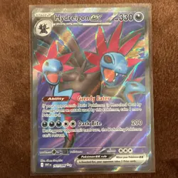 Pokemon TCG Hydreigon EX White Flare Full Art Rare Holo Card 161/086 - Image 1