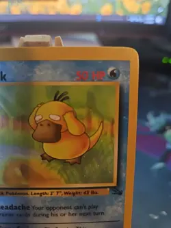 Pokemon TCG Psyduck Fossil 1st Edition Common Card NM 52/62 - Image 3