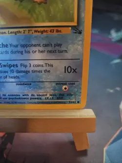 Pokemon TCG Psyduck Fossil 1st Edition Common Card NM 52/62 - Image 4