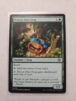 Poison Dart Frog - The Lost Caverns of Ixalan - LP - Common - Creature - MTG - Image 1