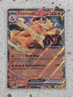 Charizard ex - 006/165 Double Rare Scarlet and Violet 151 Pokemon TCG NM - Image 1