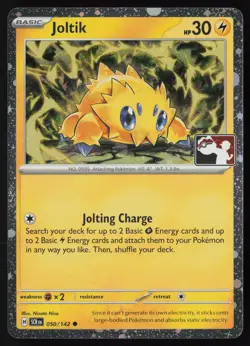 Pokemon Joltik - 050/142 Prize Pack Series Cards Cosmo Holo Pack Fresh - NM - Image 1