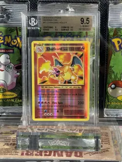 CHARIZARD 2016 Pokemon XY Evolutions Reverse Holo 11/108 BGS 9.5 GEM MINT - Image 1