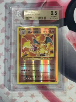 CHARIZARD 2016 Pokemon XY Evolutions Reverse Holo 11/108 BGS 9.5 GEM MINT - Image 3