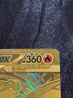 Pokemon TCG Mega Charizard X EX 130/094 PFL: Gold Hyper Rare - Image 3