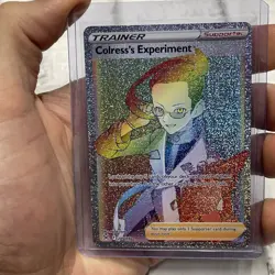 Pokemon Colress's Experiment 205/196 Lost Origin Rainbow Secret Rare Holo NM/MT - Image 1