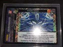 📈🔥Dragon Ball Z DBZ TCG Panini UR141 Power Mimic Ultra Rare Full Foil SP CARD - Image 1