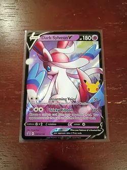 SWSH: Sword & Shield Promo Cards #SWSH134 Dark Sylveon V - Image 1