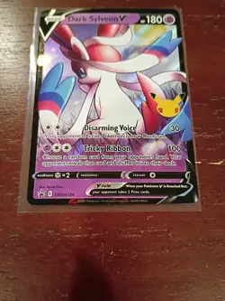 SWSH: Sword & Shield Promo Cards #SWSH134 Dark Sylveon V - Image 4