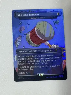 Piko Piko Hammer - RAINBOW FOIL - MTG Secret Lair x Sonic - NM Card - Image 1