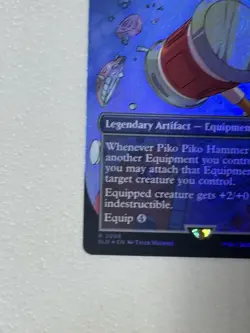 Piko Piko Hammer - RAINBOW FOIL - MTG Secret Lair x Sonic - NM Card - Image 4