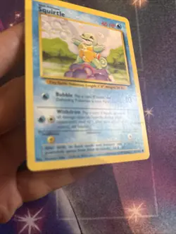 (VP) SQUIRTLE - 63/102 - Base Set - Pokemon Card - LP - Image 2