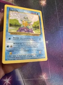 (VP) SQUIRTLE - 63/102 - Base Set - Pokemon Card - LP - Image 3