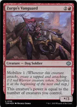 Zurgo's Vanguard - FOIL - U Tarkir: Dragonstorm 133 - MTG - Image 1