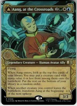 AANG, AT THE CROSSROADS (SHOWCASE) 346 AVATAR: THE LAST AIRBENDER RARE FOIL LP - Image 2