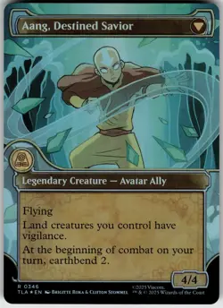 AANG, AT THE CROSSROADS (SHOWCASE) 346 AVATAR: THE LAST AIRBENDER RARE FOIL LP - Image 3