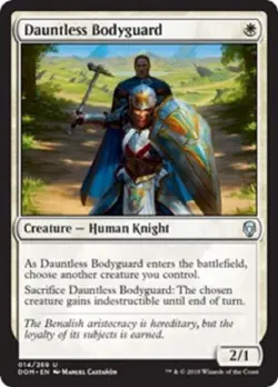 Dauntless Bodyguard Dominaria Unplayed NM card Freshpack MTG Magic Pauper - Image 1