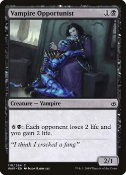 Vampire Opportunist FOIL War of the Spark MINT Black Common MAGIC CARD ABUGames - Image 1